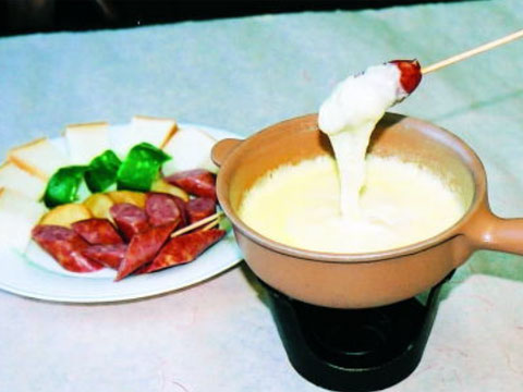 さくらフルトチーズフォンデュ
